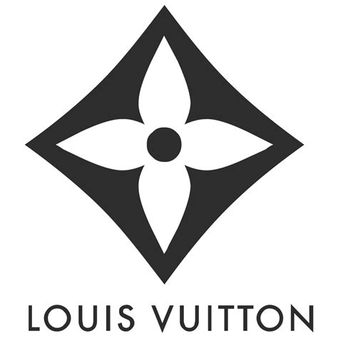 louis vuitton black and white logo